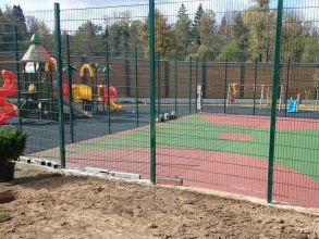 Забор на детскую площадку 50 метров фото в Малино